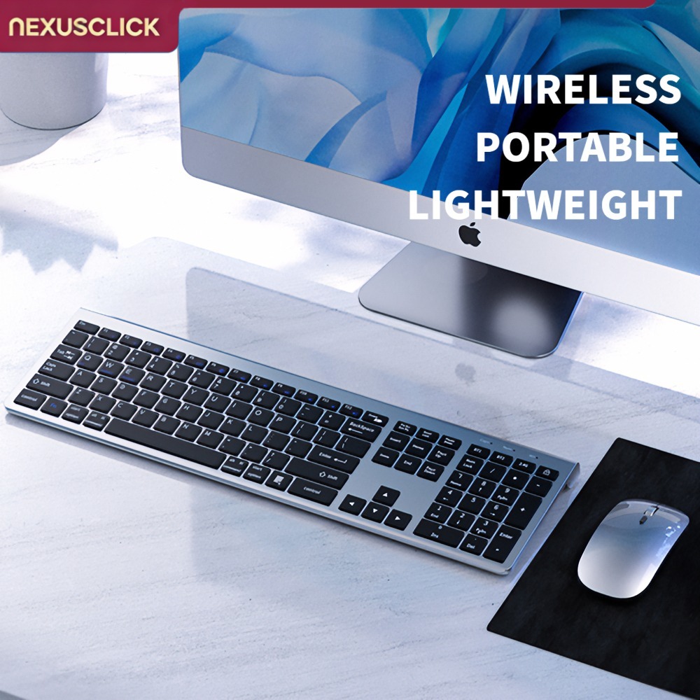 NexusClick لوحة مفاتيح لاسلكية - مراجعة Gaming Keyboard And Mouse Combo Wireless وسعره