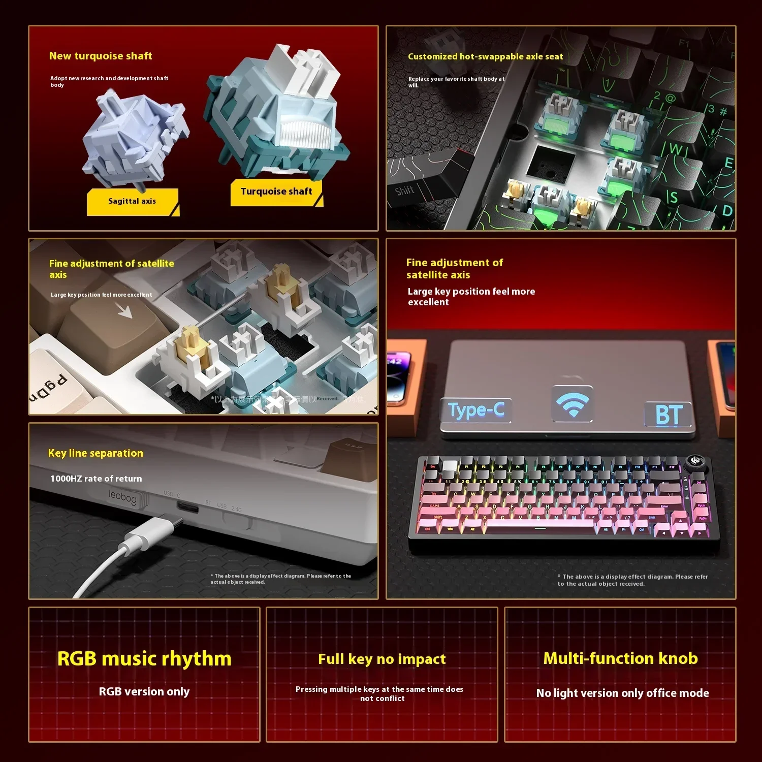 Leobog Hi75C Hi75 Hi75C Pro مج - مراجعة Gaming Keyboard Extension وسعره