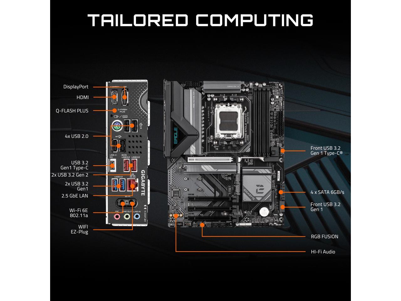 لوحة أم GIGABYTE B650E EAGLE W - مراجعة Corsair Ram Vengeance 16Gb وسعره